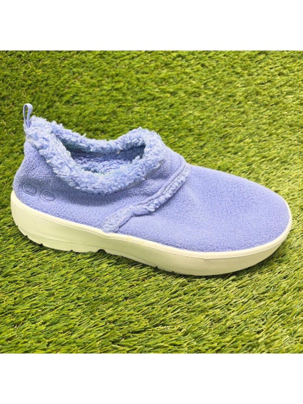 OOFOS OOcoozie Low Womens Size 10.5 Purple Casual Walking Slip On Recovery Shoes
